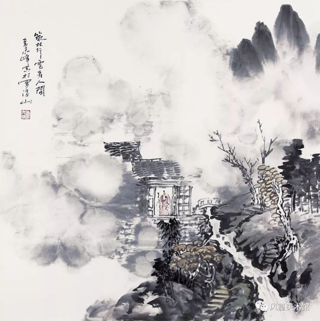 策杖行云看人间 68x68cm.jpg