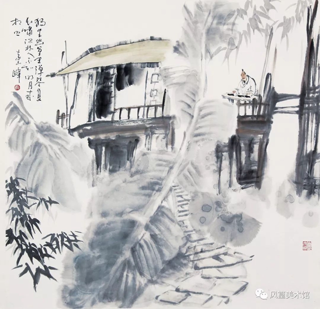 独坐幽篁里  68x68cm.jpg