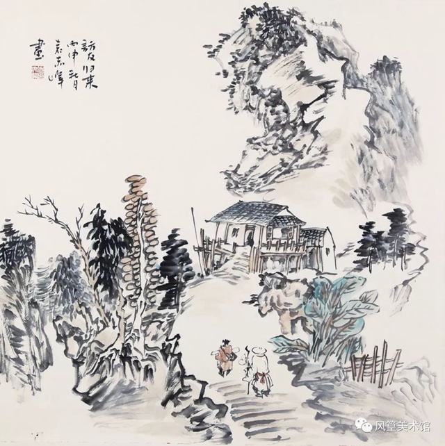 访友归来  68x68cm.jpg