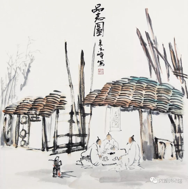 品茗图  68x68cm.jpg